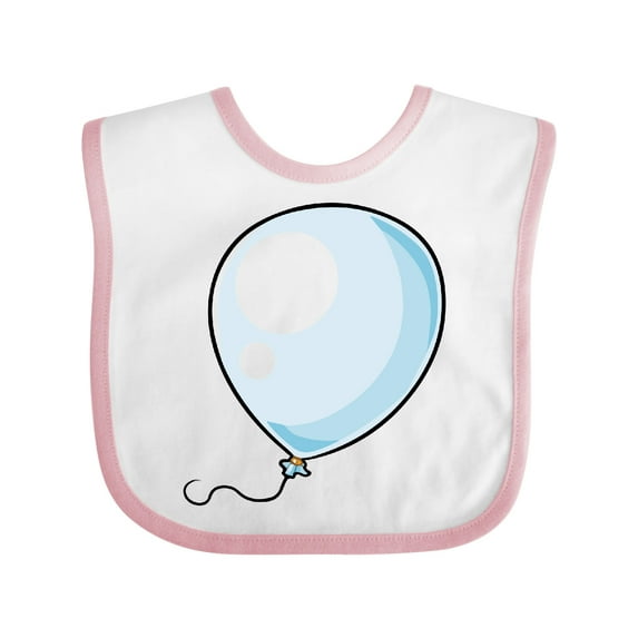 Inktastic Blue Balloon Boys or Girls Baby Bib