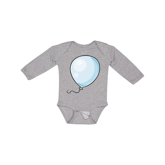 Inktastic Blue Balloon Boys or Girls Long Sleeve Baby Bodysuit