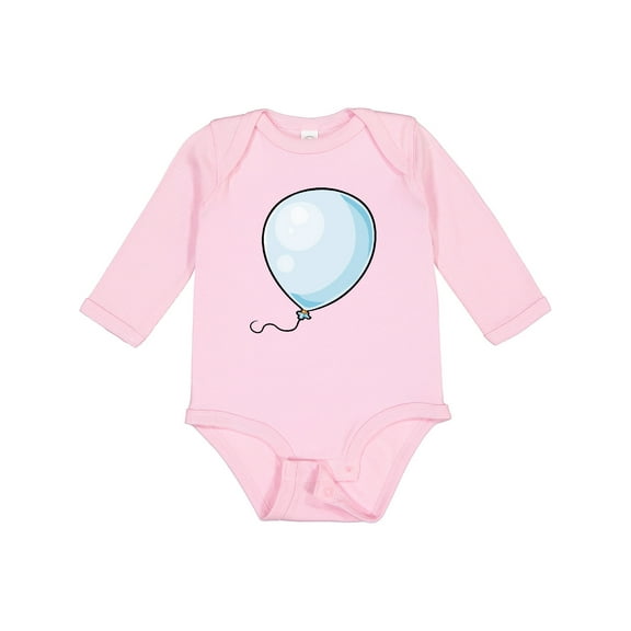 Inktastic Blue Balloon Boys or Girls Long Sleeve Baby Bodysuit