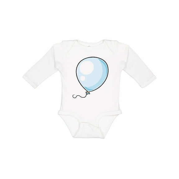 Inktastic Blue Balloon Boys or Girls Long Sleeve Baby Bodysuit