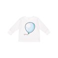 thumbnail image 1 of Inktastic Blue Balloon Boys or Girls Long Sleeve Toddler T-Shirt, 1 of 5