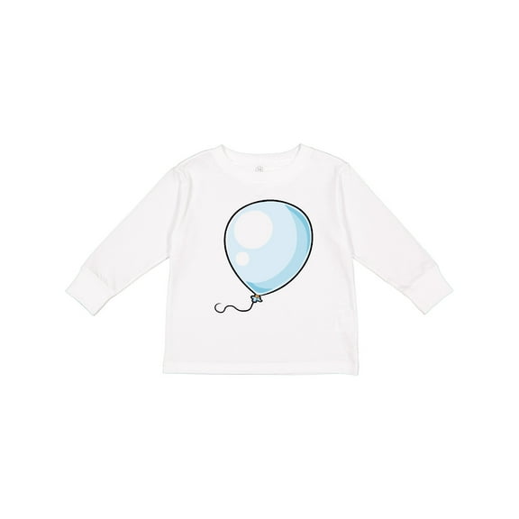 Inktastic Blue Balloon Boys or Girls Long Sleeve Toddler T-Shirt