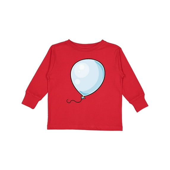 Inktastic Blue Balloon Boys or Girls Long Sleeve Toddler T-Shirt