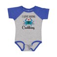 thumbnail image 1 of Inktastic Blue Crab I Love Going Crabbing Girls Baby Bodysuit, 1 of 5