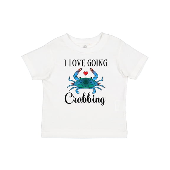 Inktastic Blue Crab I Love Going Crabbing Girls Baby T-Shirt