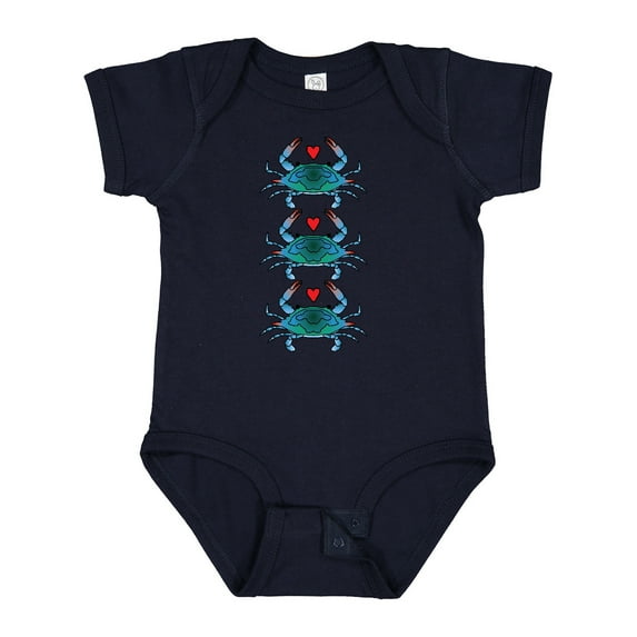 Inktastic Blue Crab Lover Boys or Girls Baby Bodysuit