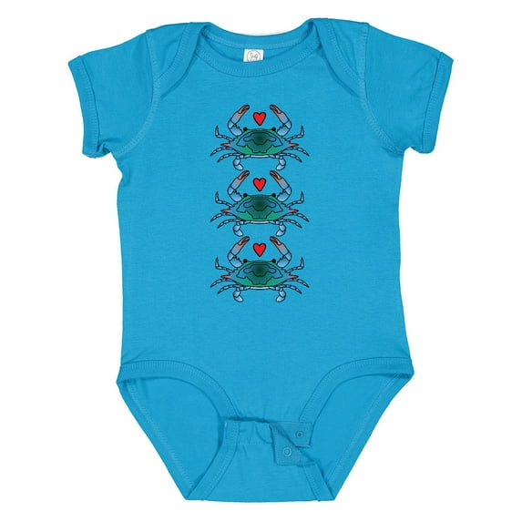 Inktastic Blue Crab Lover Boys or Girls Baby Bodysuit