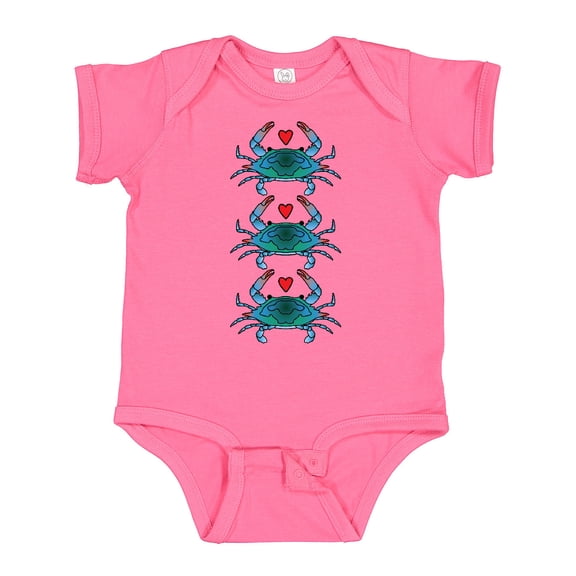 Inktastic Blue Crab Lover Boys or Girls Baby Bodysuit