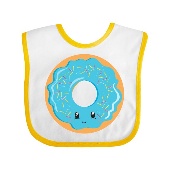 Inktastic Blue Donut Boys or Girls Baby Bib