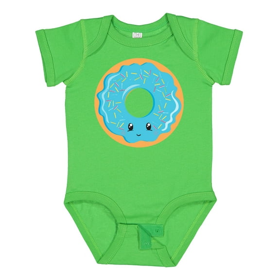 Inktastic Blue Donut Boys or Girls Baby Bodysuit
