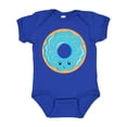 thumbnail image 1 of Inktastic Blue Donut Boys or Girls Baby Bodysuit, 1 of 5