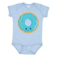 thumbnail image 1 of Inktastic Blue Donut Boys or Girls Baby Bodysuit, 1 of 5