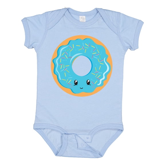 Inktastic Blue Donut Boys or Girls Baby Bodysuit