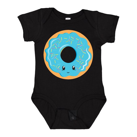 Inktastic Blue Donut Boys or Girls Baby Bodysuit