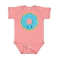 thumbnail image 1 of Inktastic Blue Donut Boys or Girls Baby Bodysuit, 1 of 5