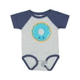thumbnail image 1 of Inktastic Blue Donut Boys or Girls Baby Bodysuit, 1 of 5