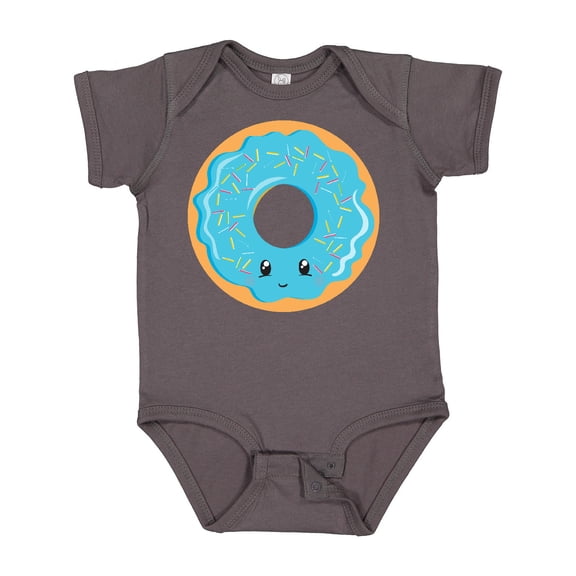 Inktastic Blue Donut Boys or Girls Baby Bodysuit