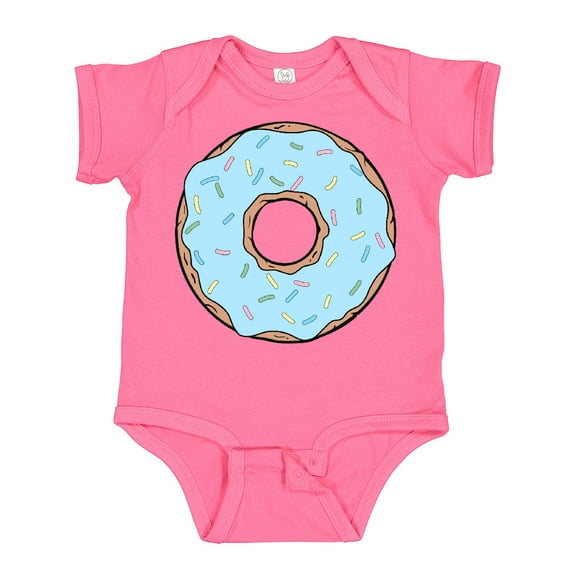 Inktastic Blue Donut, Donut With Colorful Sprinkles, Frosting Boys or Girls Baby Bodysuit