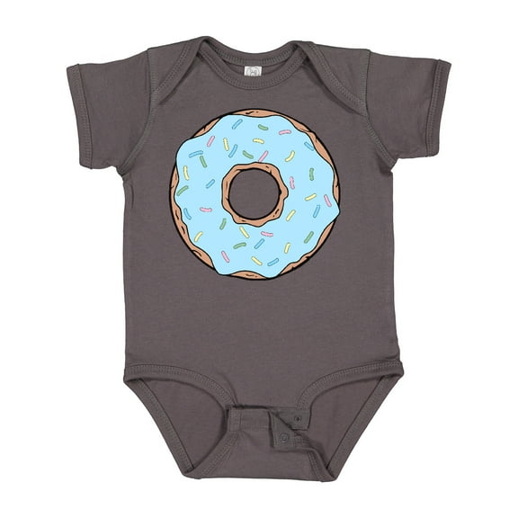 Inktastic Blue Donut, Donut With Colorful Sprinkles, Frosting Boys or Girls Baby Bodysuit
