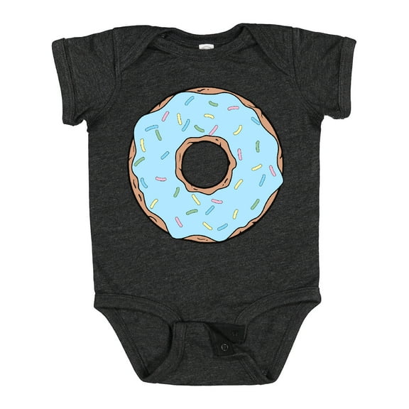 Inktastic Blue Donut, Donut With Colorful Sprinkles, Frosting Boys or Girls Baby Bodysuit