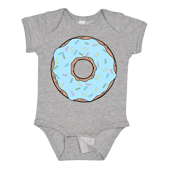 Inktastic Blue Donut, Donut With Colorful Sprinkles, Frosting Boys or Girls Baby Bodysuit