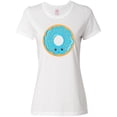 thumbnail image 1 of Inktastic Blue Donut Women's T-Shirt, 1 of 5