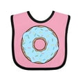 thumbnail image 1 of Inktastic Blue Donut with Sprinkles Boys or Girls Baby Bib, 1 of 4
