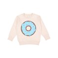 thumbnail image 1 of Inktastic Blue Donut with Sprinkles Toddler Sweatshirt, 1 of 4