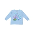 thumbnail image 1 of Inktastic Blue Easter Dragon with Painted Eggs Boys or Girls Long Sleeve Toddler T-Shirt, 1 of 5