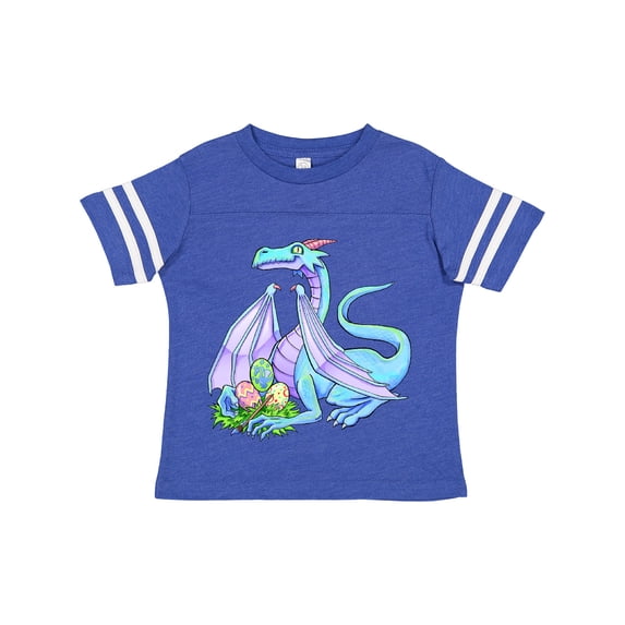 Inktastic Blue Easter Dragon with Painted Eggs Boys or Girls Toddler T-Shirt