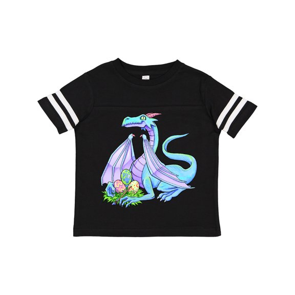 Inktastic Blue Easter Dragon with Painted Eggs Boys or Girls Toddler T-Shirt