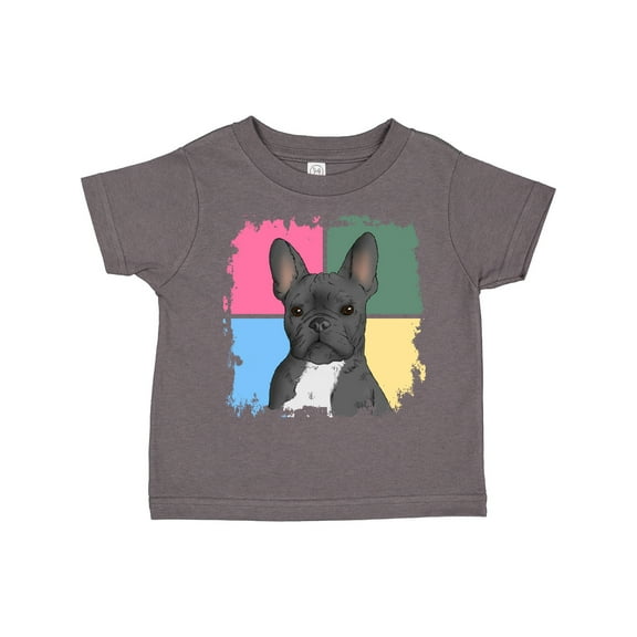 Inktastic Blue French Bull Dog Boys or Girls Toddler T-Shirt