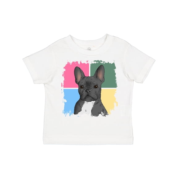 Inktastic Blue French Bull Dog Boys or Girls Toddler T-Shirt