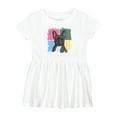 thumbnail image 1 of Inktastic Blue French Bull Dog Girls Baby Dress, 1 of 5