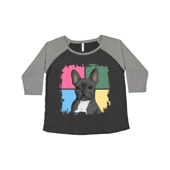 Inktastic Blue French Bull Dog Women's Plus Size T-Shirt