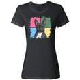 thumbnail image 1 of Inktastic Blue French Bull Dog Women's T-Shirt, 1 of 5