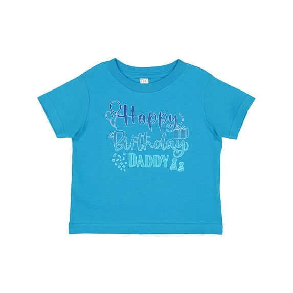 Inktastic Blue Happy Birthday Daddy Boys or Girls Baby T-Shirt