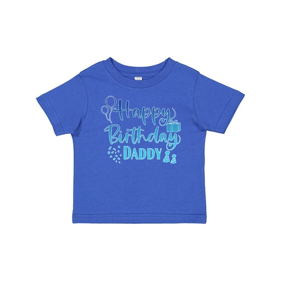 Inktastic Blue Happy Birthday Daddy Boys or Girls Baby T-Shirt