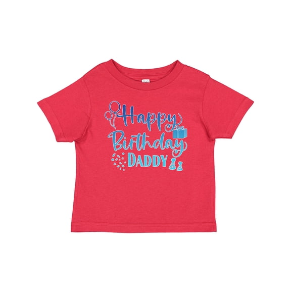 Inktastic Blue Happy Birthday Daddy Boys or Girls Baby T-Shirt