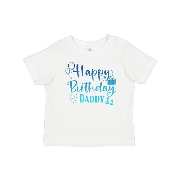 Inktastic Blue Happy Birthday Daddy Boys or Girls Baby T-Shirt
