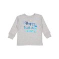thumbnail image 1 of Inktastic Blue Happy Birthday Daddy Boys or Girls Long Sleeve Toddler T-Shirt, 1 of 5