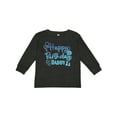 thumbnail image 1 of Inktastic Blue Happy Birthday Daddy Boys or Girls Long Sleeve Toddler T-Shirt, 1 of 5