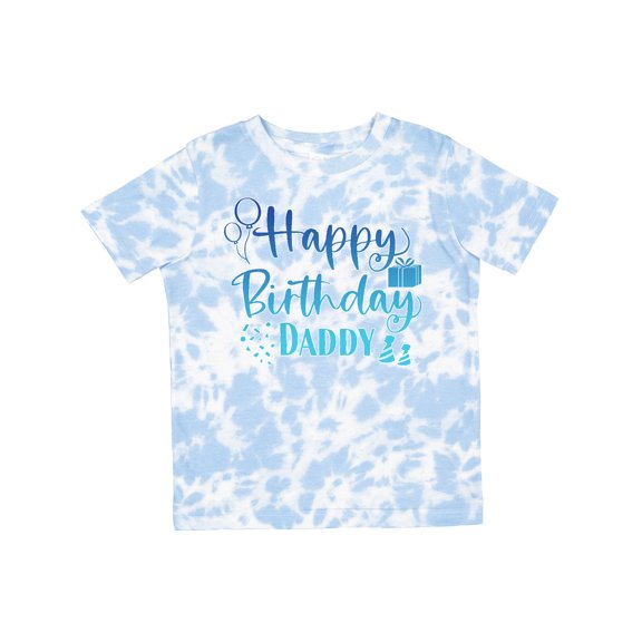 Inktastic Blue Happy Birthday Daddy Boys or Girls Toddler T-Shirt