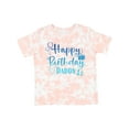 thumbnail image 1 of Inktastic Blue Happy Birthday Daddy Boys or Girls Toddler T-Shirt, 1 of 5