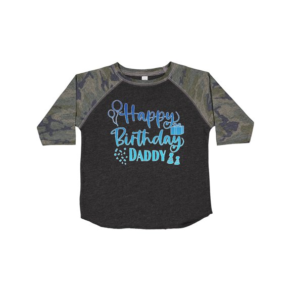 Inktastic Blue Happy Birthday Daddy Boys or Girls Toddler T-Shirt