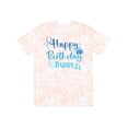 thumbnail image 1 of Inktastic Blue Happy Birthday Daddy T-Shirt, 1 of 5