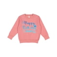 thumbnail image 1 of Inktastic Blue Happy Birthday Daddy Toddler Sweatshirt, 1 of 4