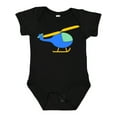 thumbnail image 1 of Inktastic Blue Helicopter Boys or Girls Baby Bodysuit, 1 of 5