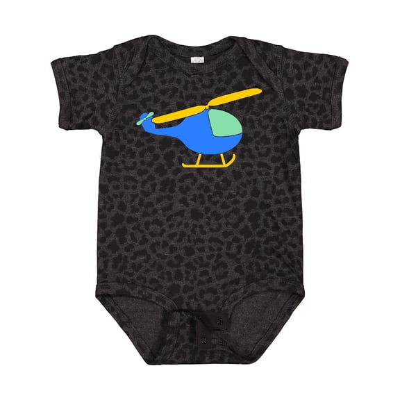 Inktastic Blue Helicopter Boys or Girls Baby Bodysuit