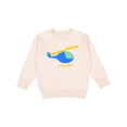 thumbnail image 1 of Inktastic Blue Helicopter Toddler Sweatshirt, 1 of 4